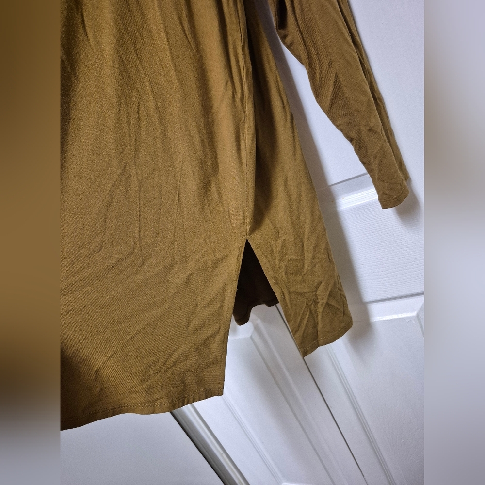 Eileen Fisher Brown Oversized Tunic - Picture 3 of 5